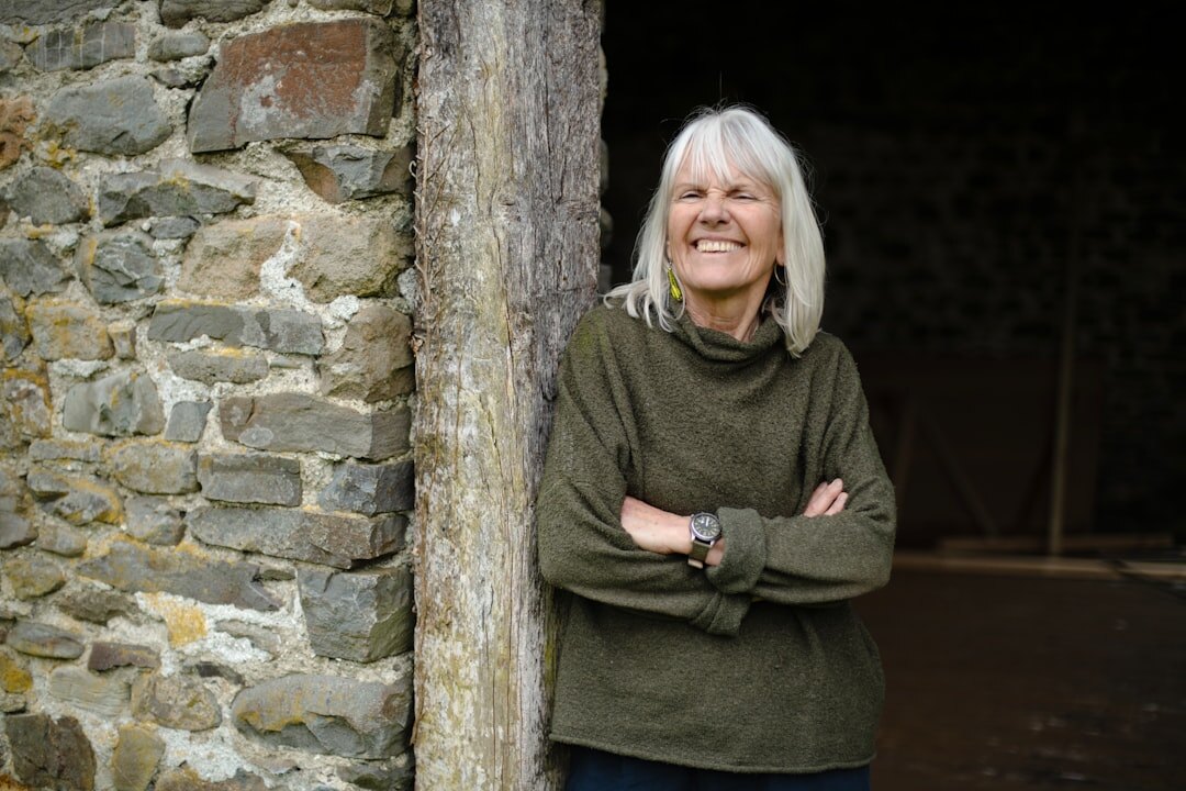 Portrait of an active senior woman smiling outdoors