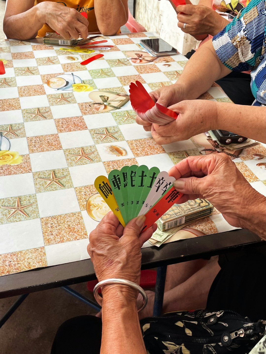 seniors playing interactive games